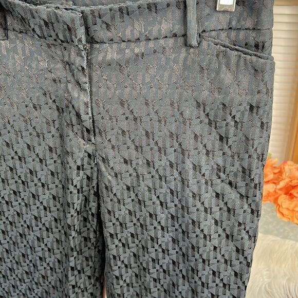 WHBM Slim Ankle Jacquard Pants Sz 2 - Picture 3 of 9